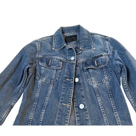 Guess Jeans Original Jackets & Blazers - Sisley Women Denim Jean Distressed Jacket from Italy Size XS Sku 1087